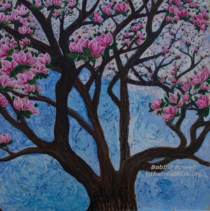 Magnolia by artist Bobbie Powell The Treebook Project
