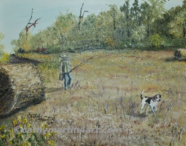 Walking the Dog by artist Cathy Martin